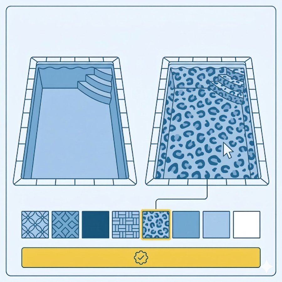 Magic Planner — visualisation liner piscine
